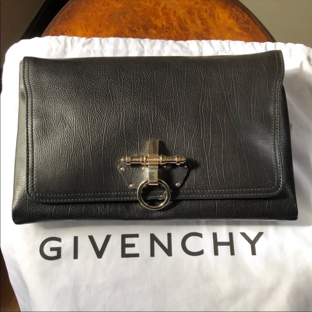Givenchy Obsedia Clutch Black NWT
